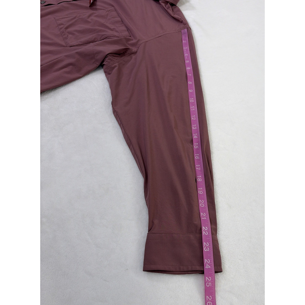 Duluth Trading Flexcellence Button Shirt Womens 3X Bust Proof 89809 Long Sleeve - Picture 7 of 10